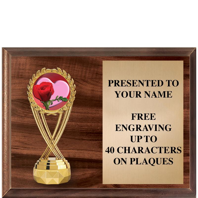 9"X7"FIGURINE HORIZONAL PLAQUE