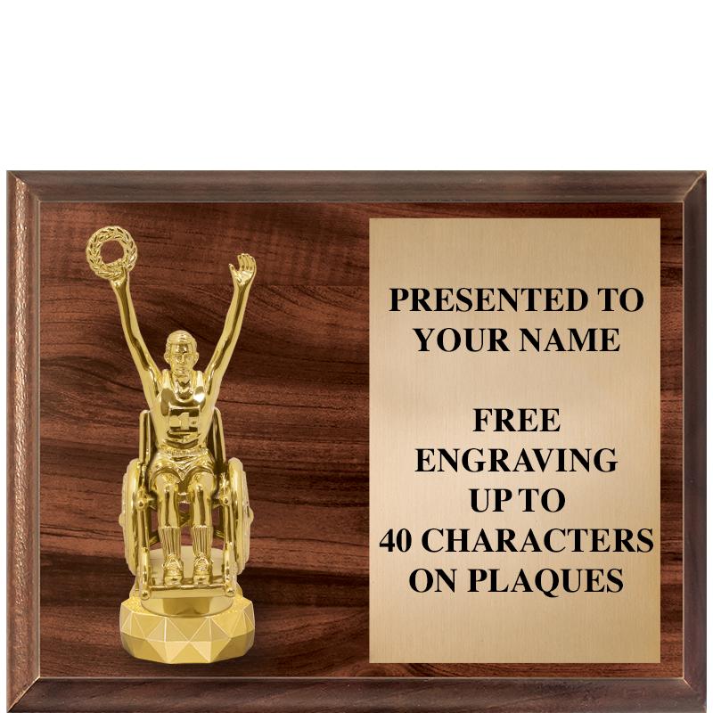 9"X7"FIGURINE HORIZONAL PLAQUE