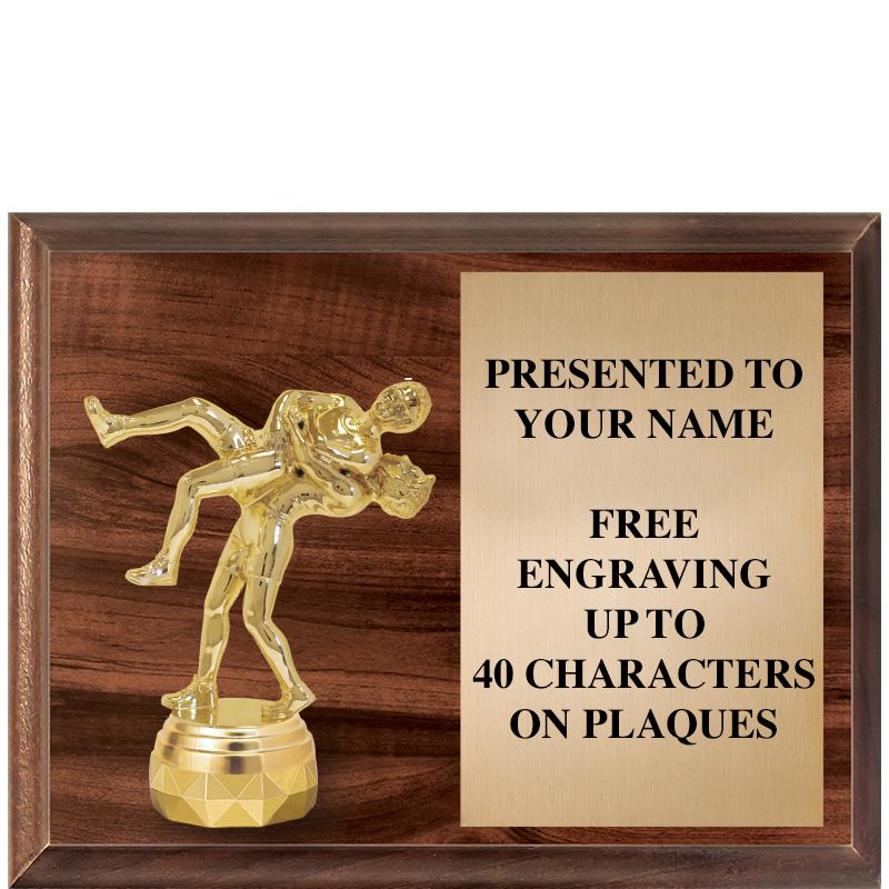 9"X7"FIGURINE HORIZONAL PLAQUE