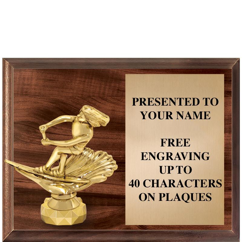 9"X7"FIGURINE HORIZONAL PLAQUE