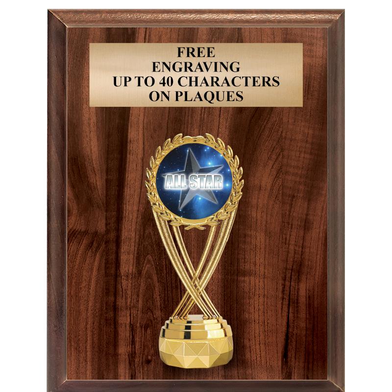 7"X9"FIGURINE VERTICAL PLAQUE