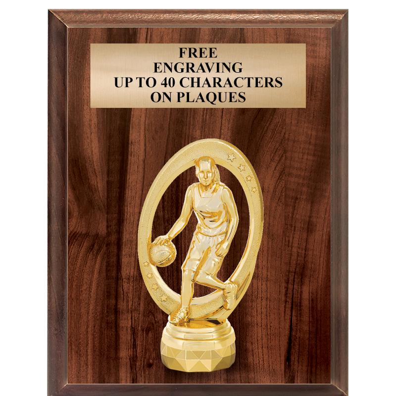 7"X9"FIGURINE VERTICAL PLAQUE