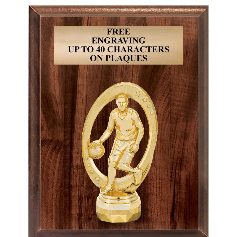 7"X9"FIGURINE VERTICAL PLAQUE
