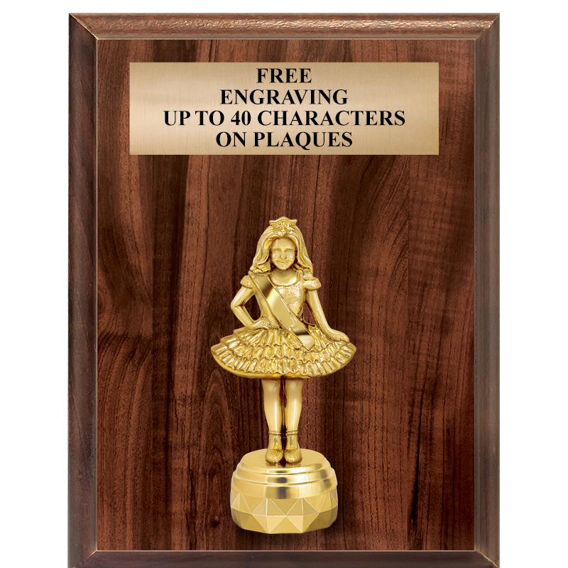 7"X9"FIGURINE VERTICAL PLAQUE