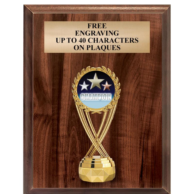 7"X9"FIGURINE VERTICAL PLAQUE