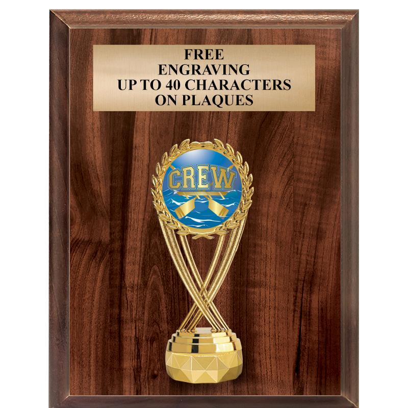 7"X9"FIGURINE VERTICAL PLAQUE