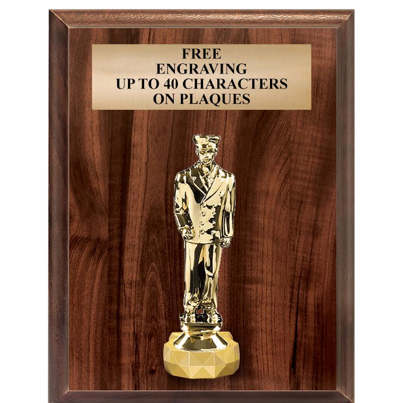 7"X9"FIGURINE VERTICAL PLAQUE