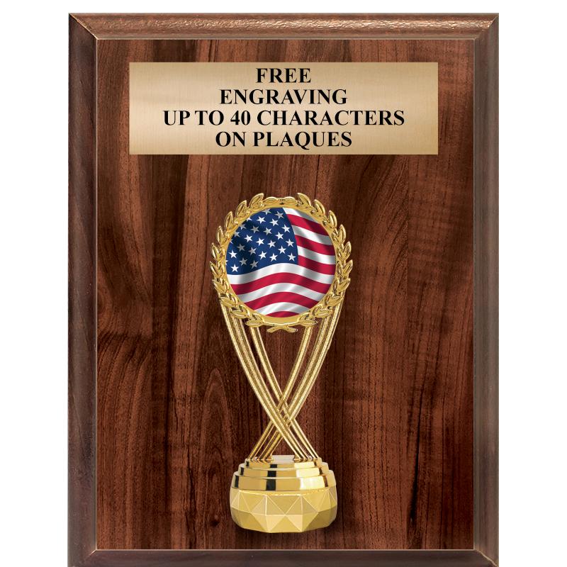 7"X9"FIGURINE VERTICAL PLAQUE