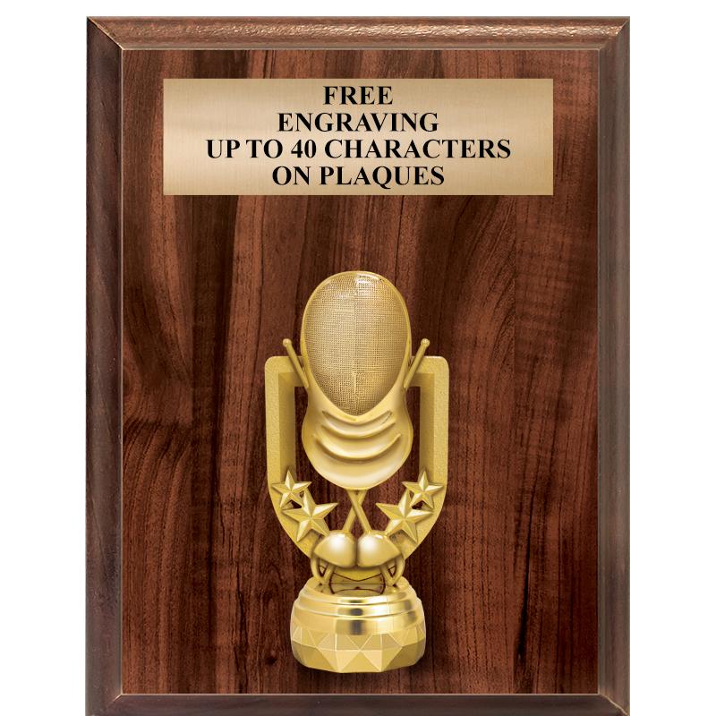 7"X9"FIGURINE VERTICAL PLAQUE