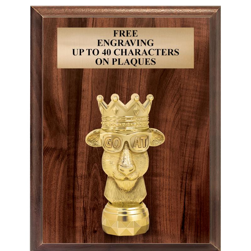 7"X9"FIGURINE VERTICAL PLAQUE