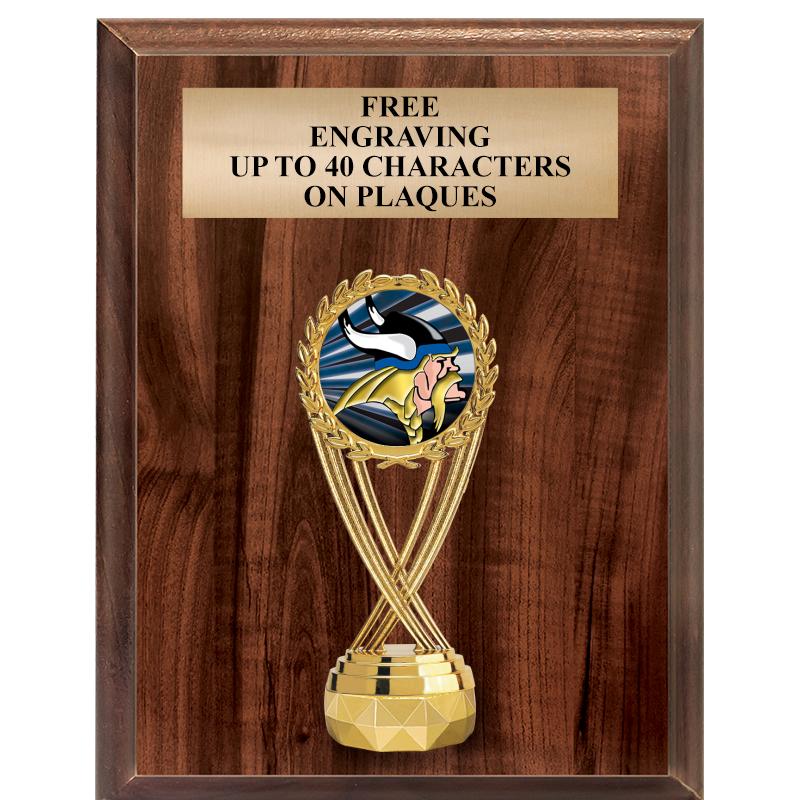 7"X9"FIGURINE VERTICAL PLAQUE