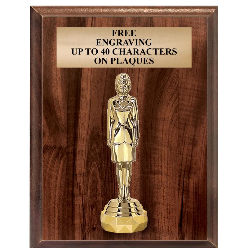 7"X9"FIGURINE VERTICAL PLAQUE