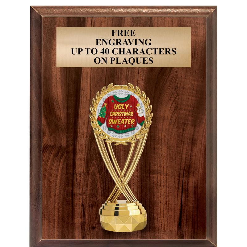 7"X9"FIGURINE VERTICAL PLAQUE