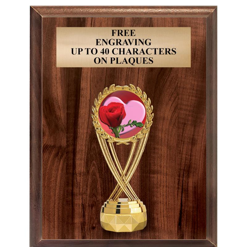 7"X9"FIGURINE VERTICAL PLAQUE