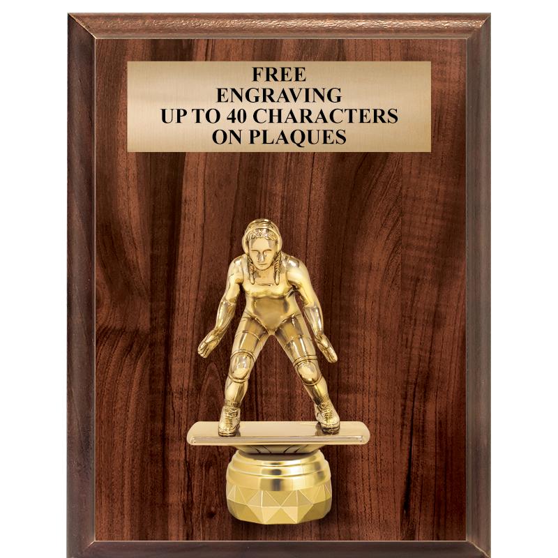 7"X9"FIGURINE VERTICAL PLAQUE