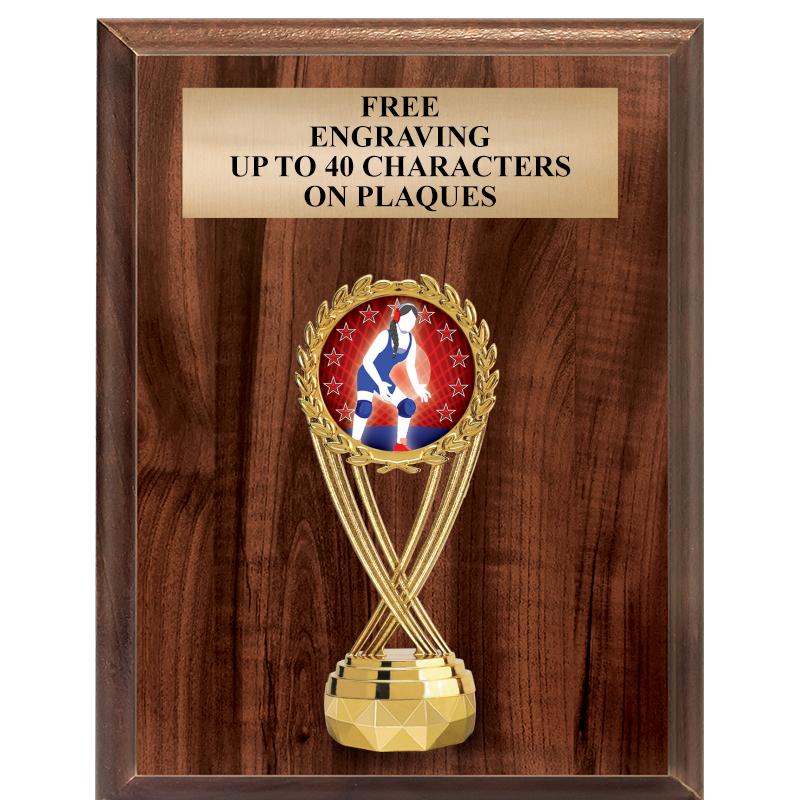 7"X9"FIGURINE VERTICAL PLAQUE