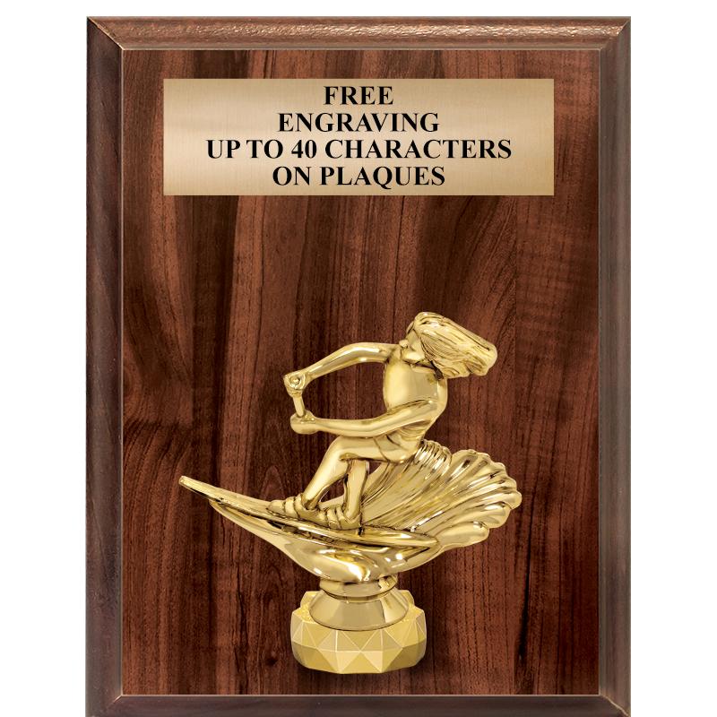 7"X9"FIGURINE VERTICAL PLAQUE