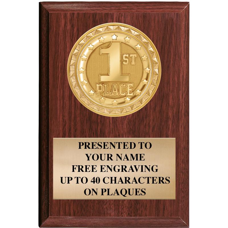 4" X 6" WOOD INSERT PLQ