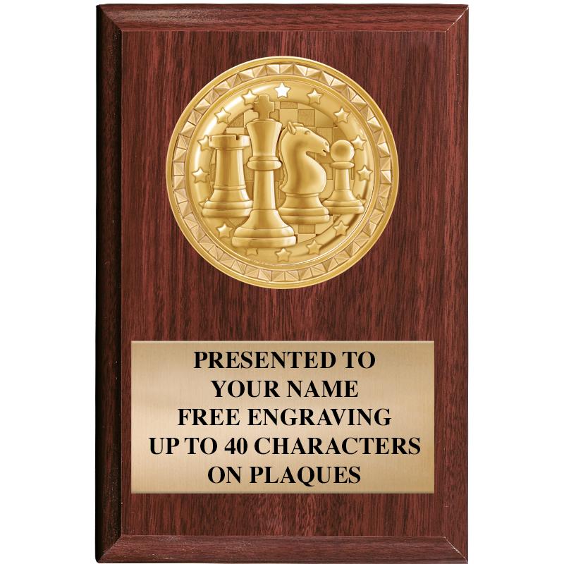 4" X 6" WOOD INSERT PLQ