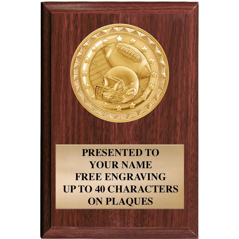 4" X 6" WOOD INSERT PLQ