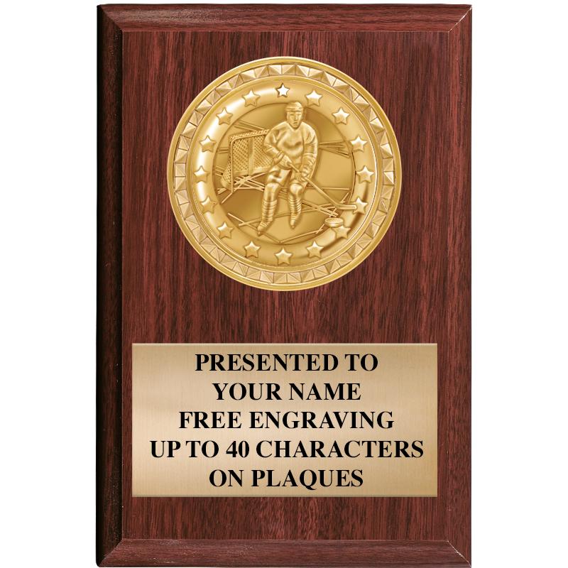 4" X 6" WOOD INSERT PLQ