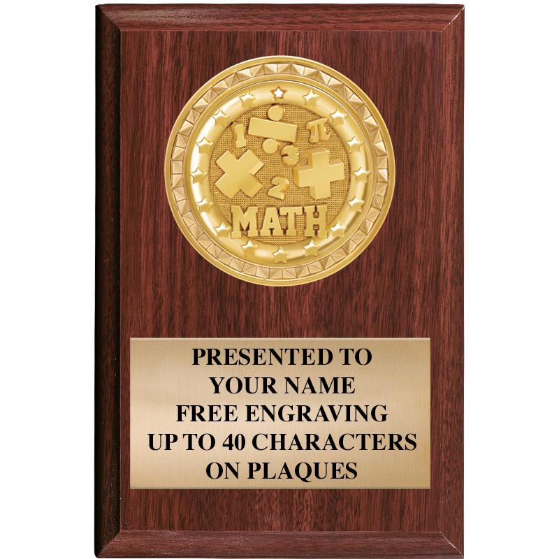 4" X 6" WOOD INSERT PLQ