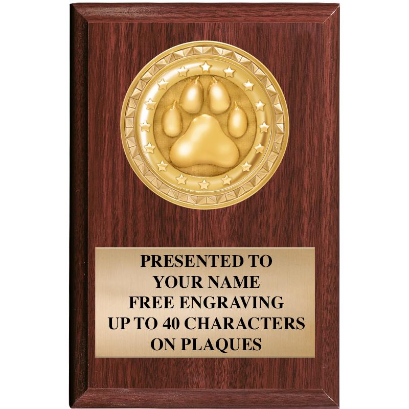 4" X 6" WOOD INSERT PLQ