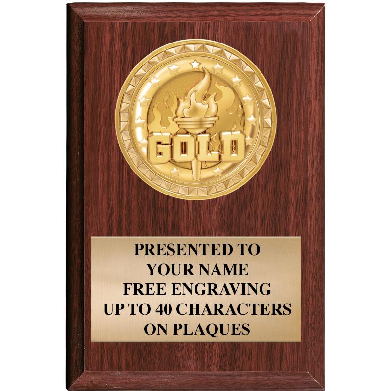 4" X 6" WOOD INSERT PLQ