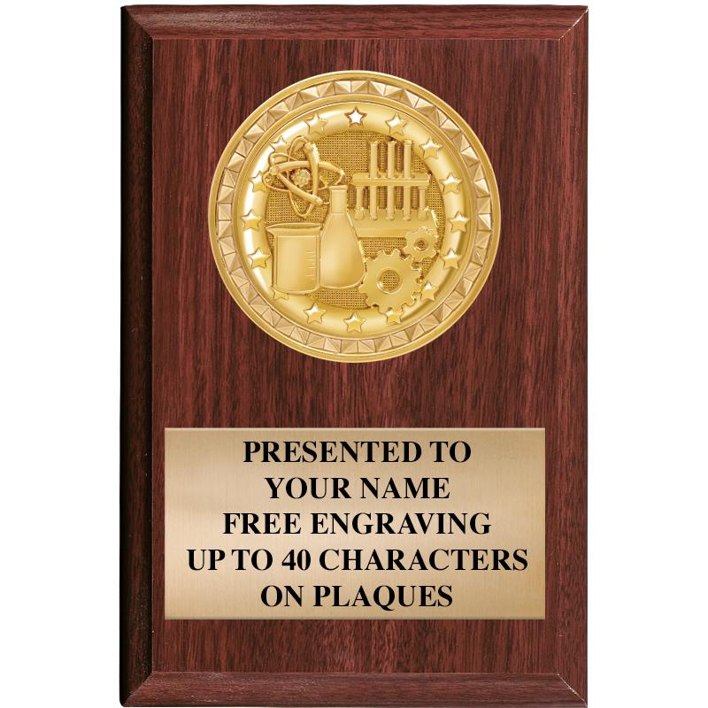 4" X 6" WOOD INSERT PLQ