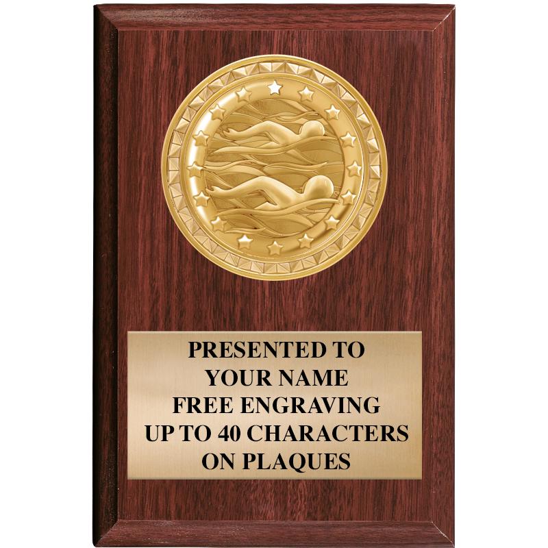 4" X 6" WOOD INSERT PLQ