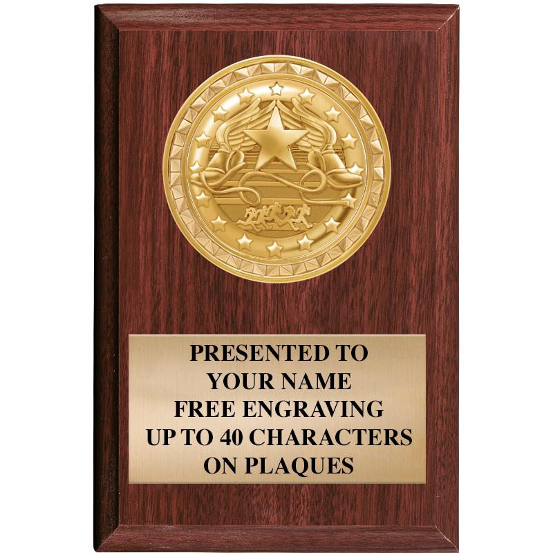 4" X 6" WOOD INSERT PLQ