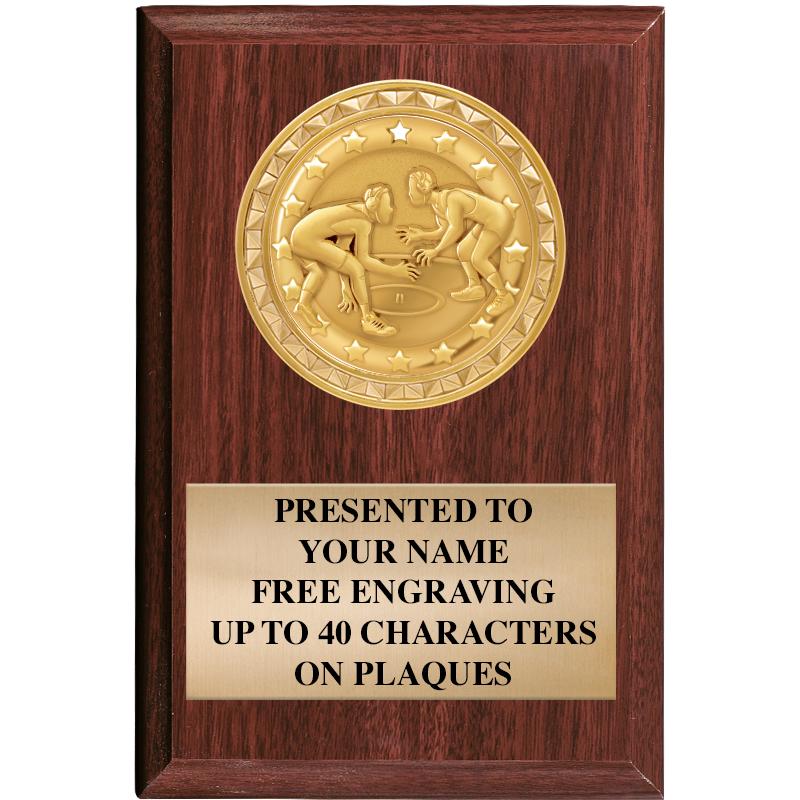 4" X 6" WOOD INSERT PLQ