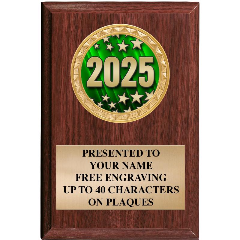 4" X 6" WOOD INSERT PLQ