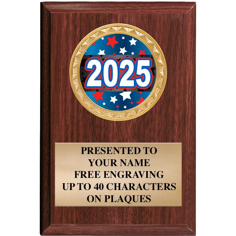 4" X 6" WOOD INSERT PLQ