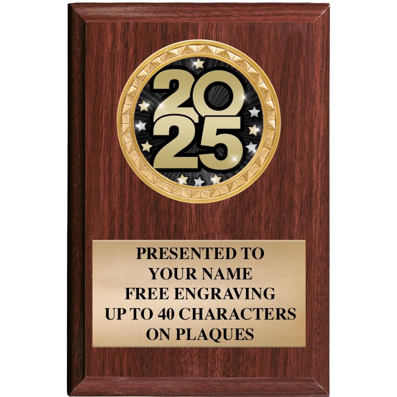 4" X 6" WOOD INSERT PLQ