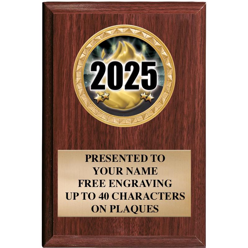 4" X 6" WOOD INSERT PLQ