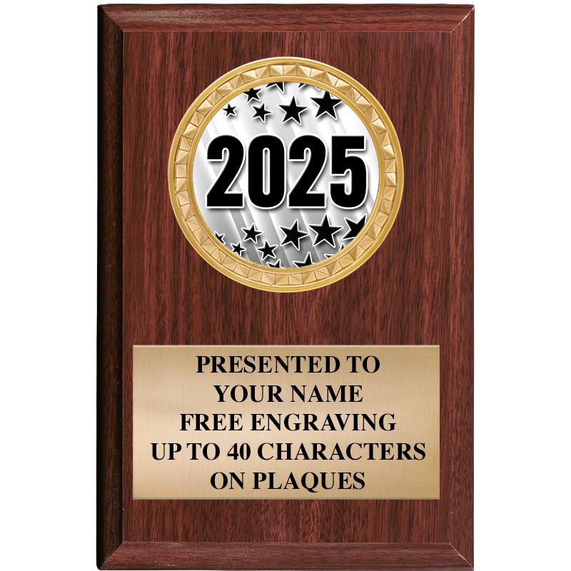 4" X 6" WOOD INSERT PLQ