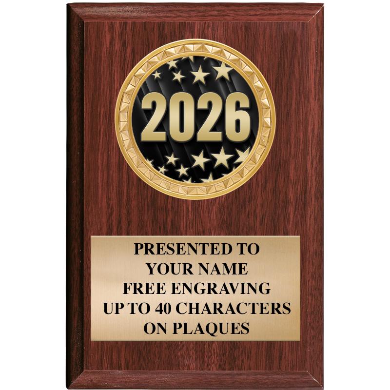 4" X 6" WOOD INSERT PLQ