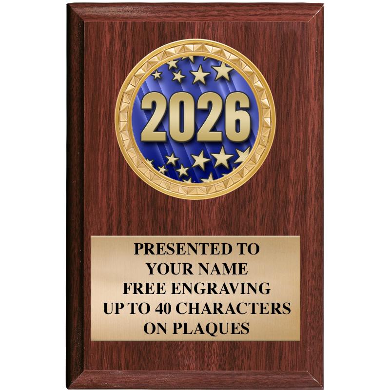 4" X 6" WOOD INSERT PLQ