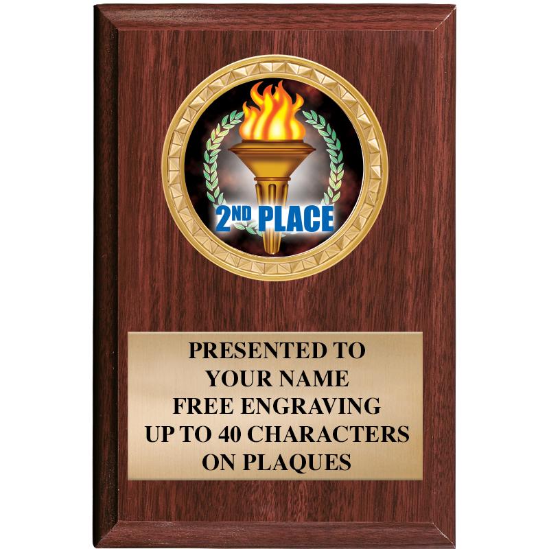 4" X 6" WOOD INSERT PLQ