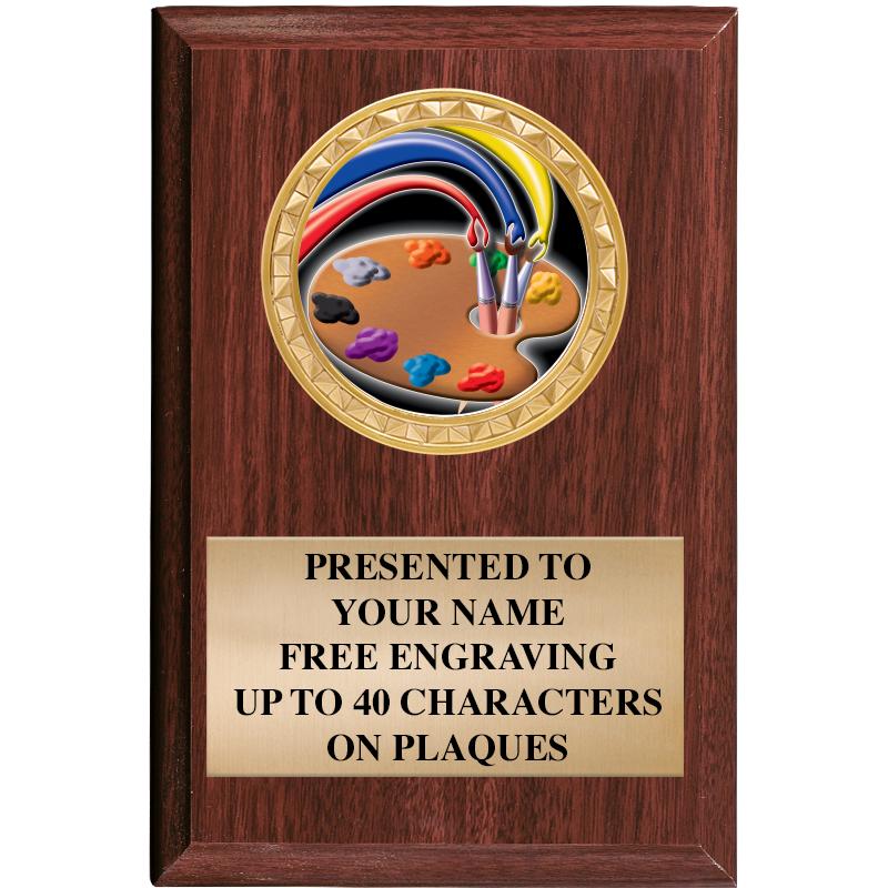 4" X 6" WOOD INSERT PLQ