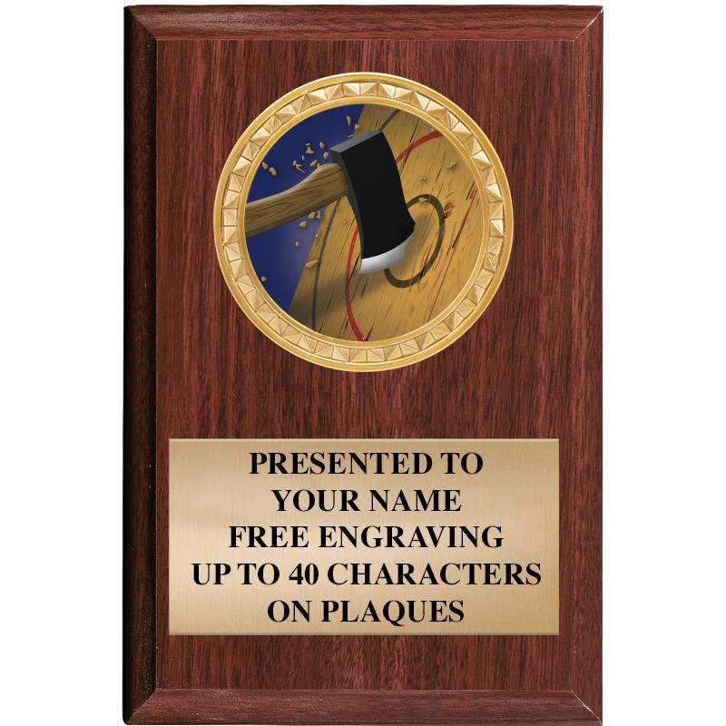 4" X 6" WOOD INSERT PLQ