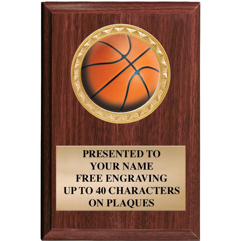 4" X 6" WOOD INSERT PLQ