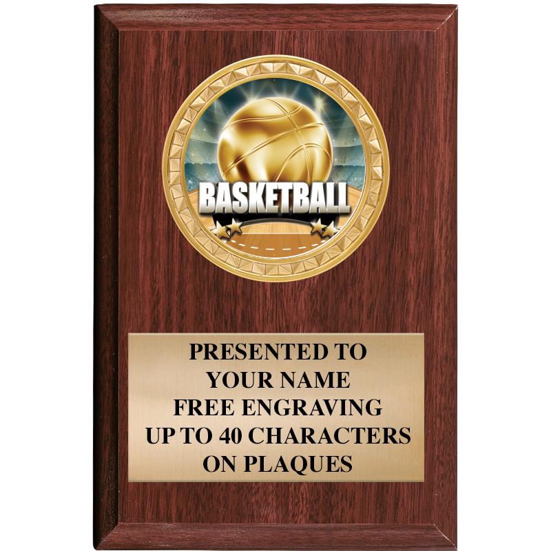 4" X 6" WOOD INSERT PLQ