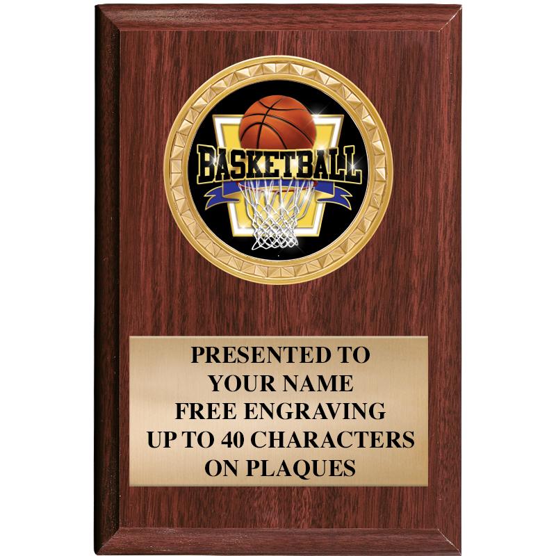 4" X 6" WOOD INSERT PLQ