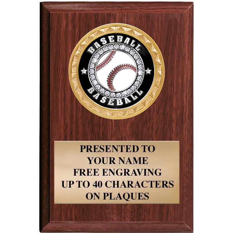 4" X 6" WOOD INSERT PLQ