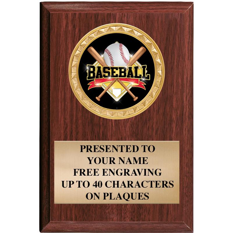 4" X 6" WOOD INSERT PLQ