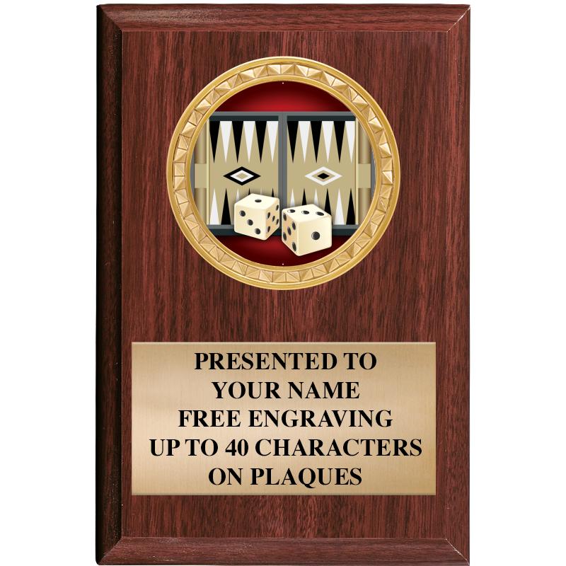 4" X 6" WOOD INSERT PLQ