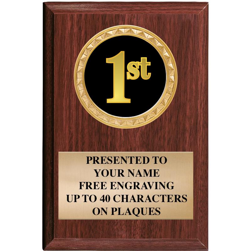 4" X 6" WOOD INSERT PLQ