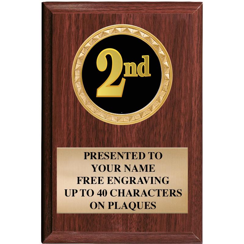 4" X 6" WOOD INSERT PLQ